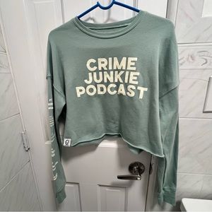 Crime Junkie Cropped Sweater